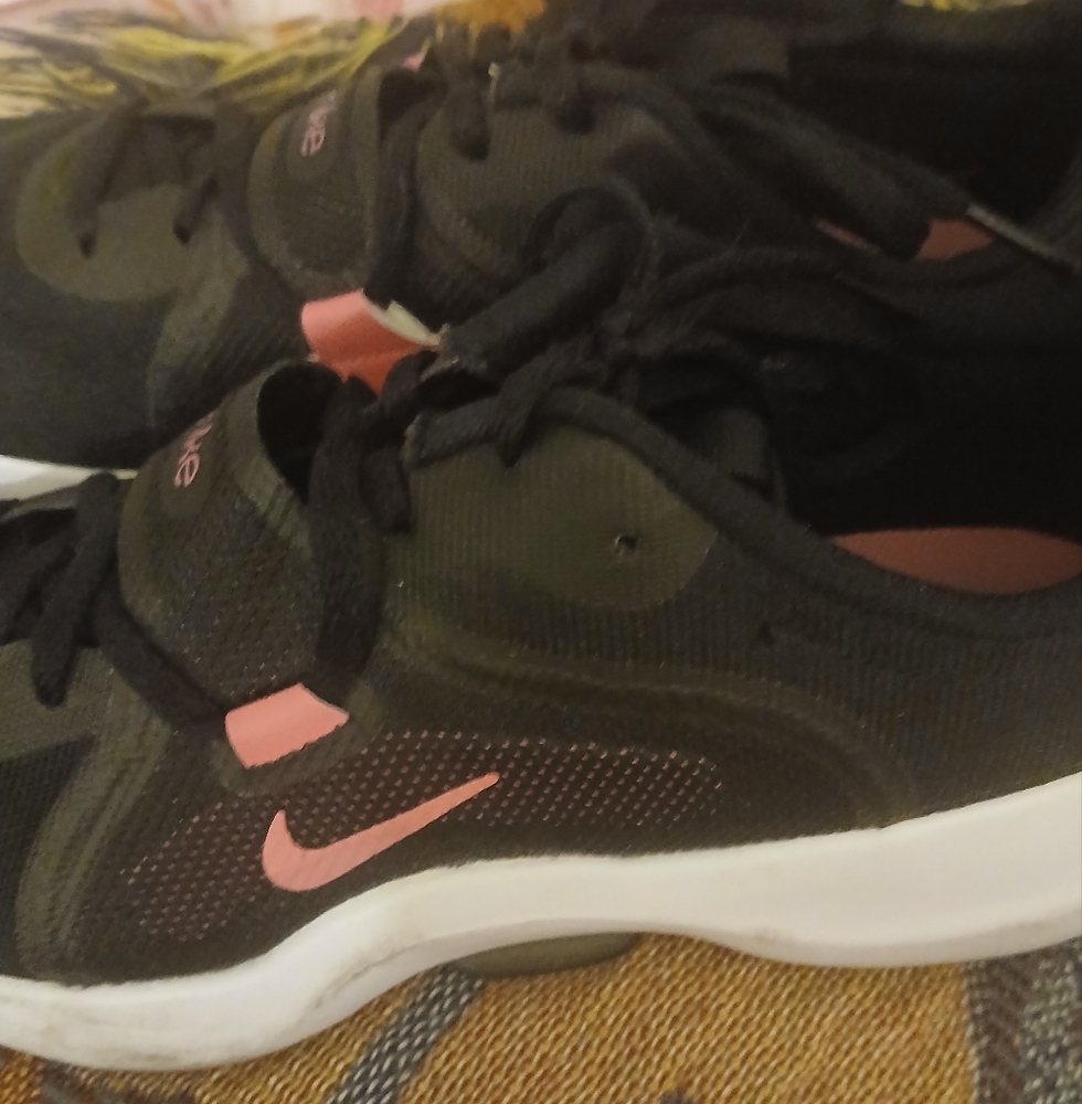 Nike Black and Pink Athletic Shoes